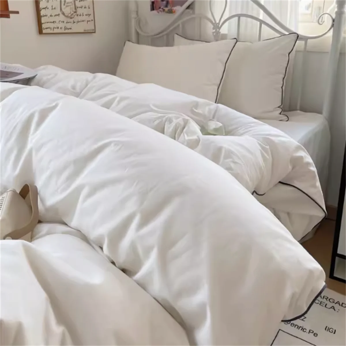 Plaid Check Bedding Set