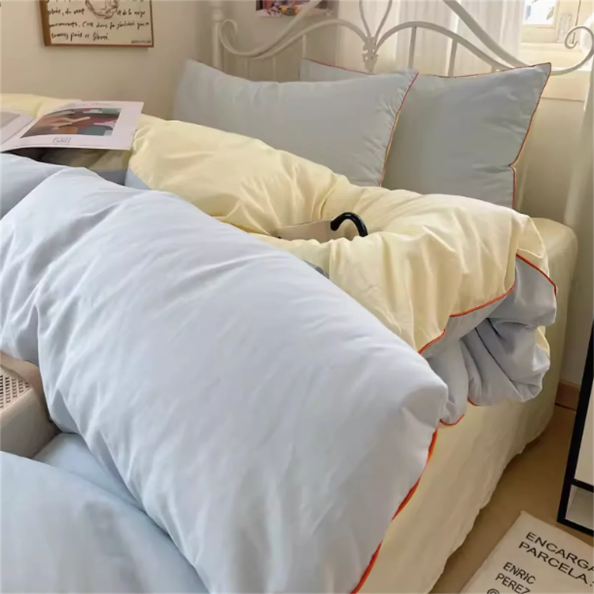 Plaid Check Bedding Set