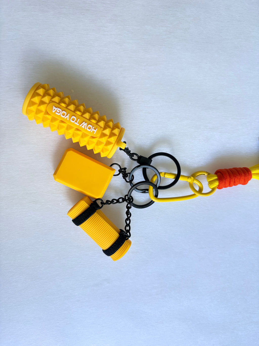 Personalized Fitness & Wellness Charm Keychain Set (Options: Gym / Yoga & Pilates / Pickleball)