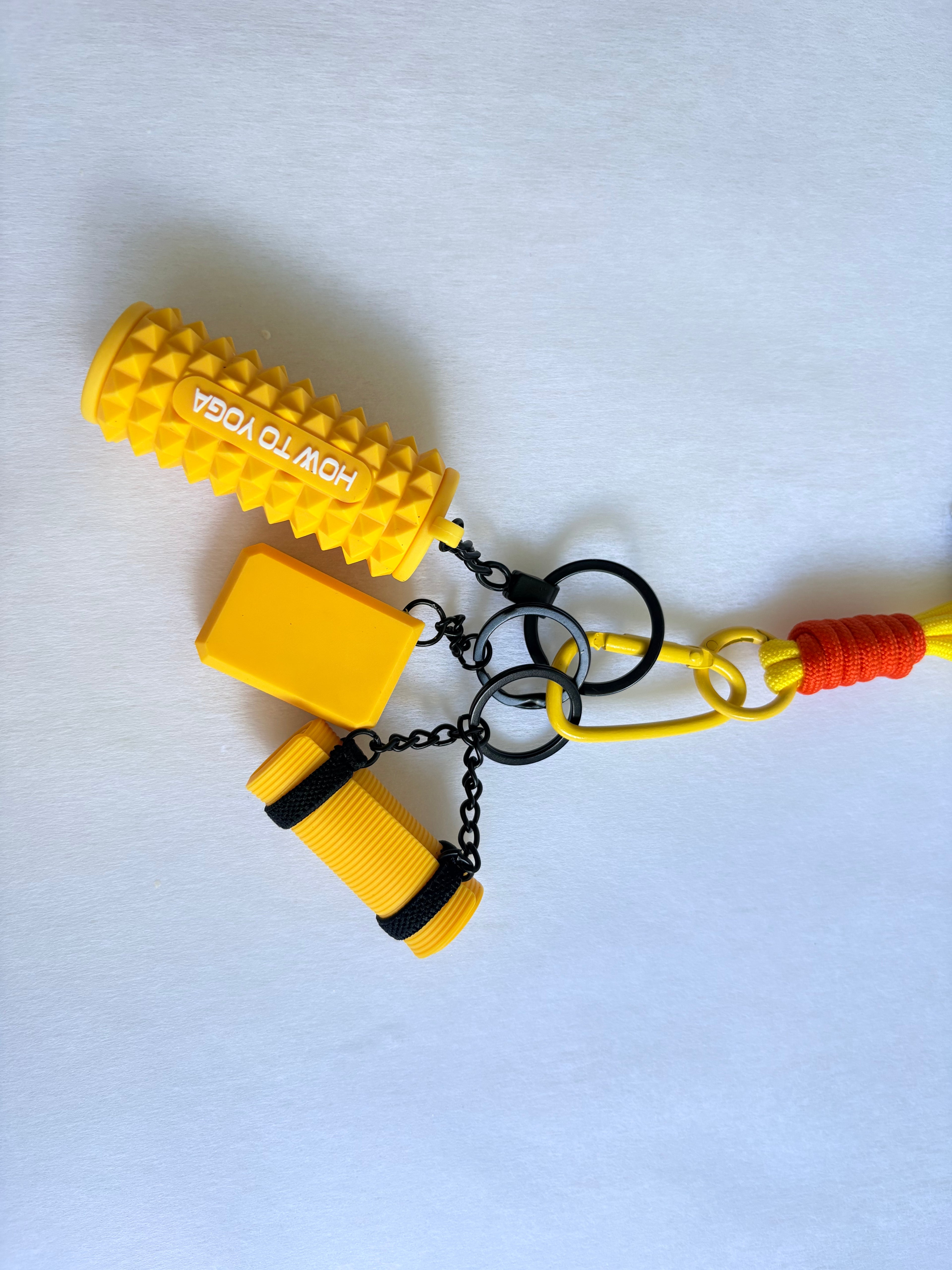 Personalized Fitness & Wellness Charm Keychain Set (Options: Gym / Yoga & Pilates / Pickleball)