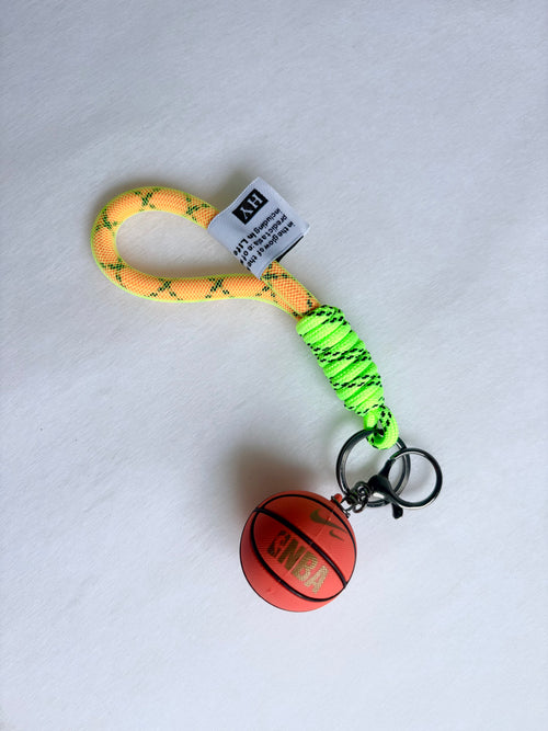[Custom] Hoop Dreams Basketball Loop Keychain - Jordan, Spalding, NBA