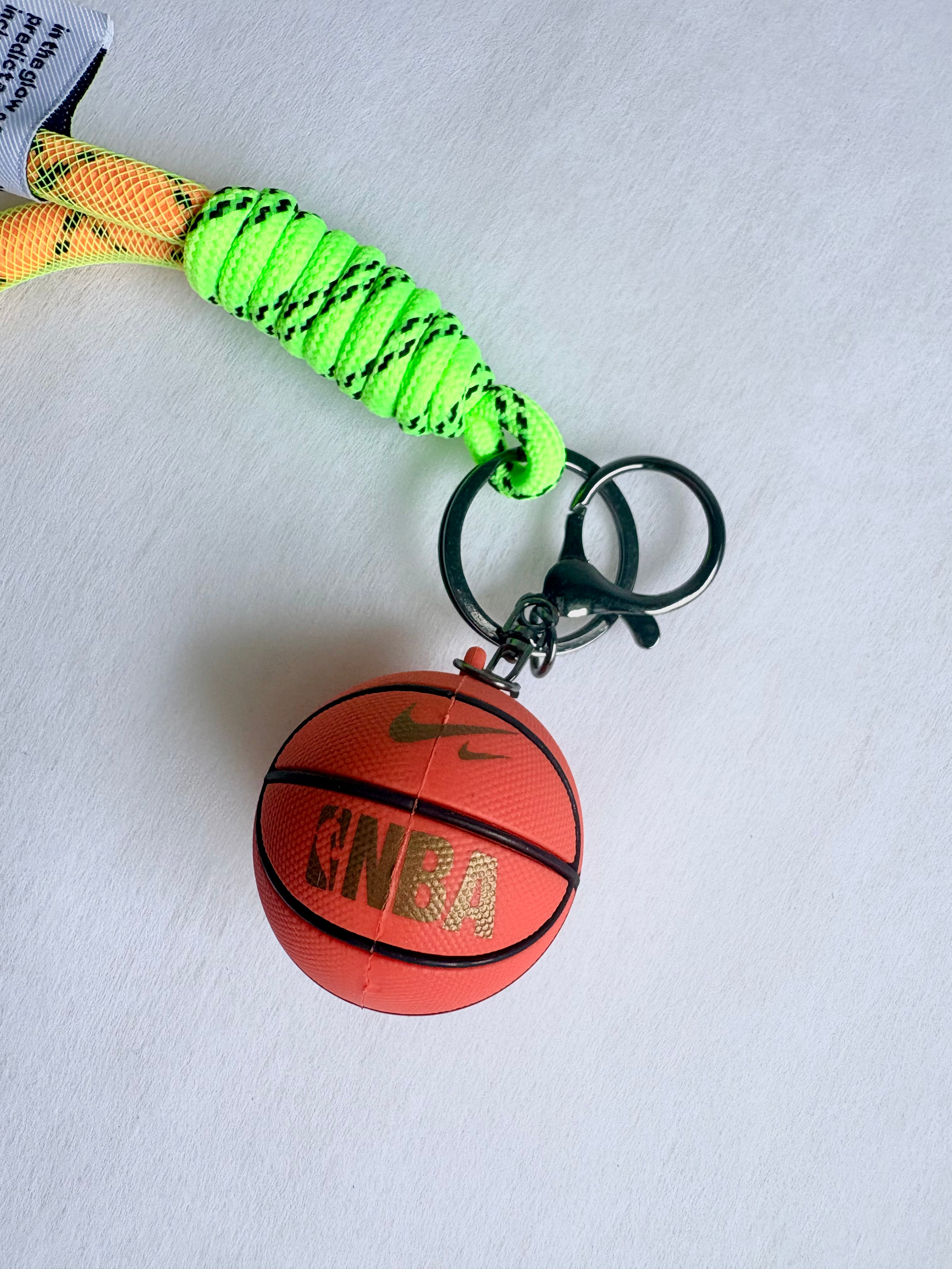 [Custom] Hoop Dreams Basketball Loop Keychain - Jordan, Spalding, NBA