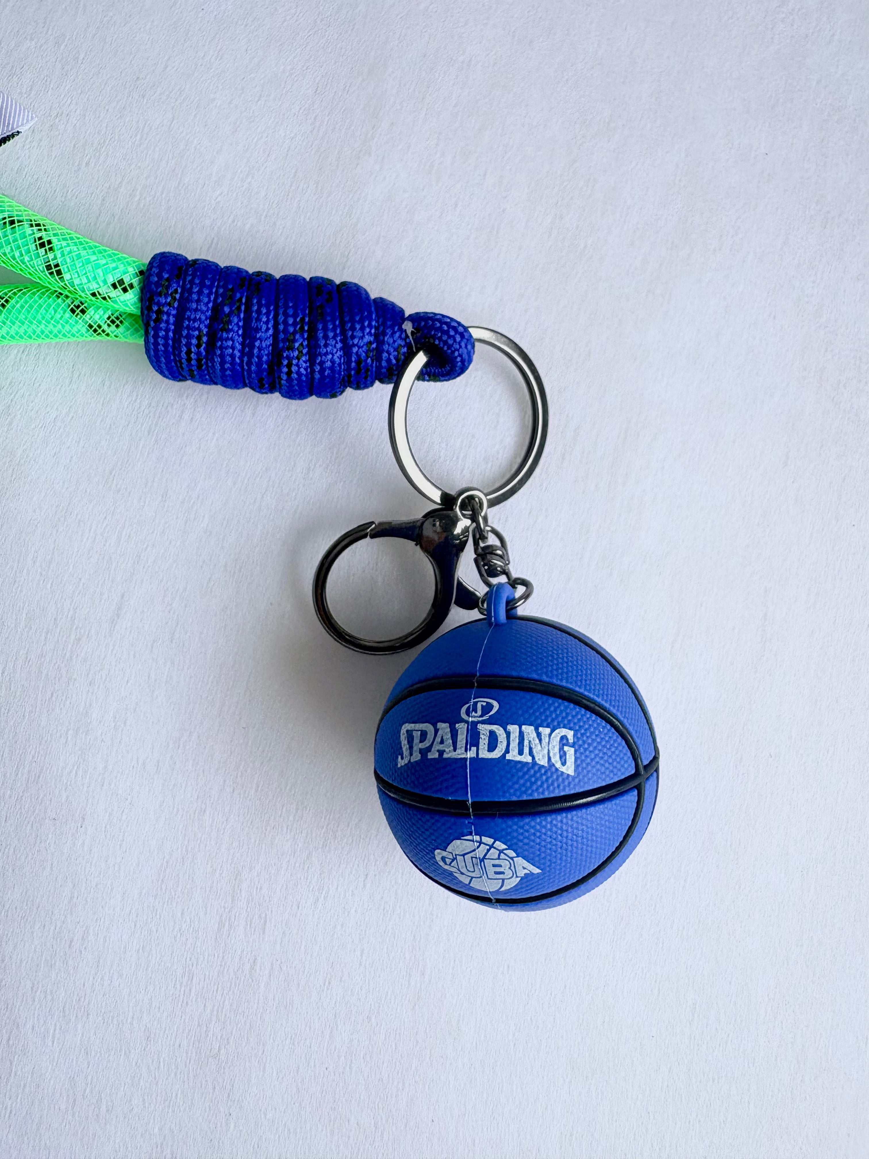 [Custom] Hoop Dreams Basketball Loop Keychain - Jordan, Spalding, NBA