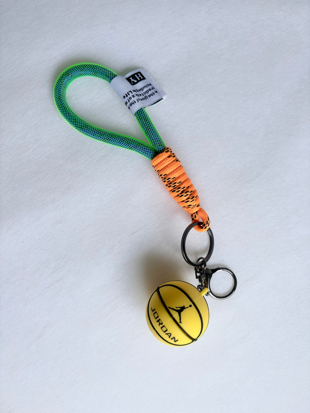 [Custom] Hoop Dreams Basketball Loop Keychain - Jordan, Spalding, NBA