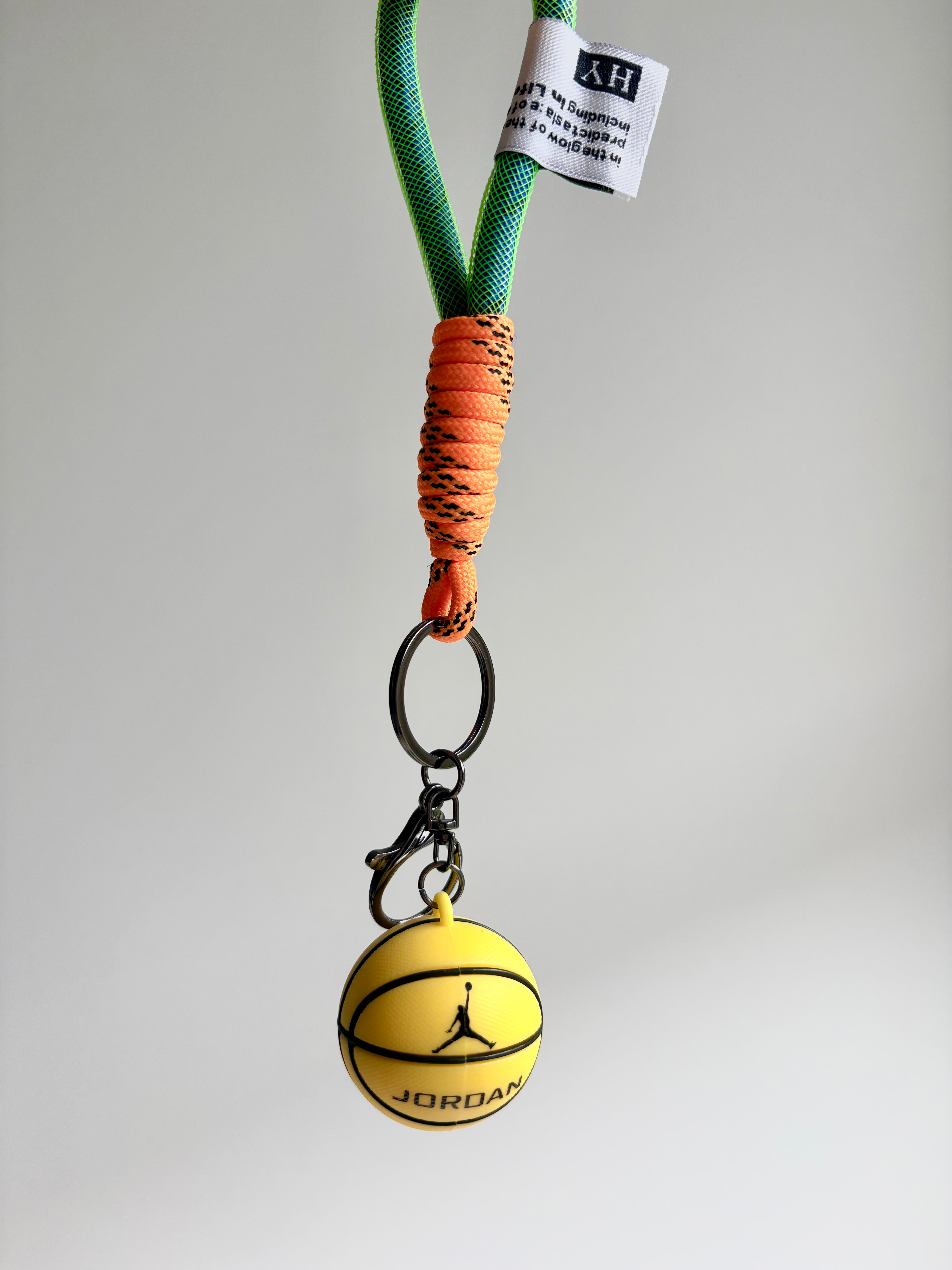 [Custom] Hoop Dreams Basketball Loop Keychain - Jordan, Spalding, NBA