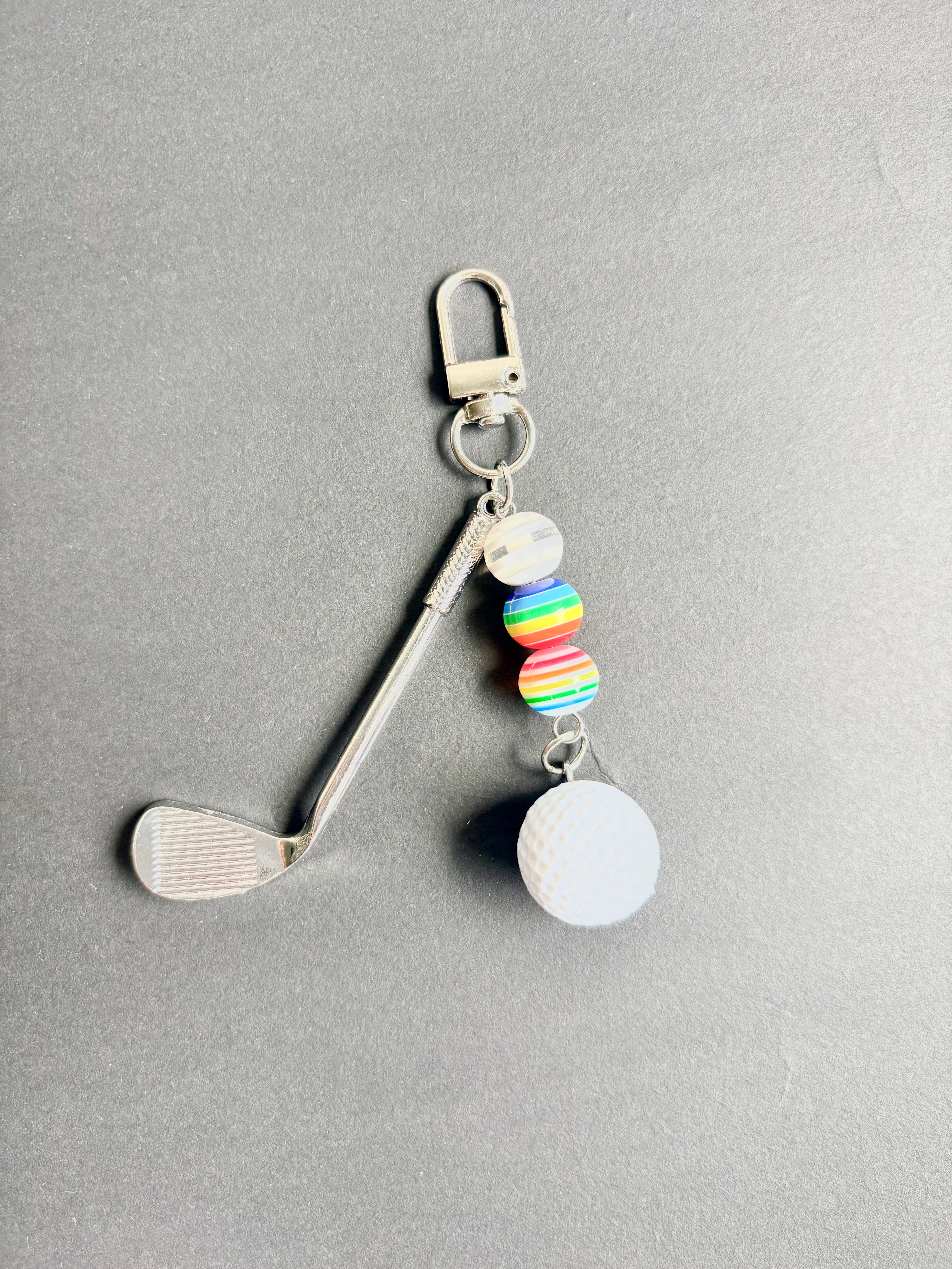 [Custom] Classic Sports Charm Keychain - Tennis, Golf, Badminton