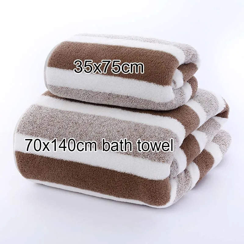 Modern Stripe Microfiber Towel
