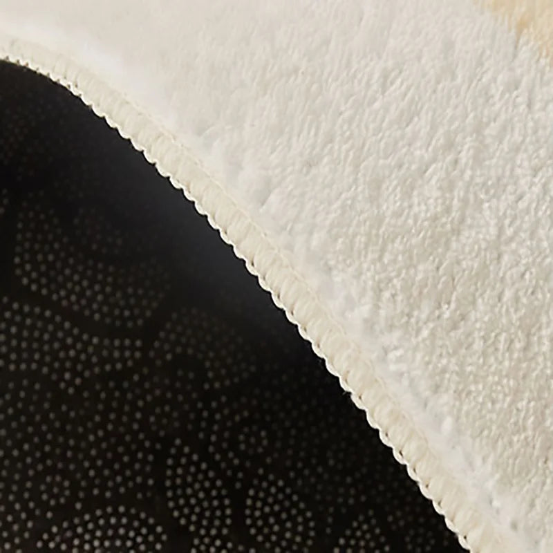 Cream Round Rug