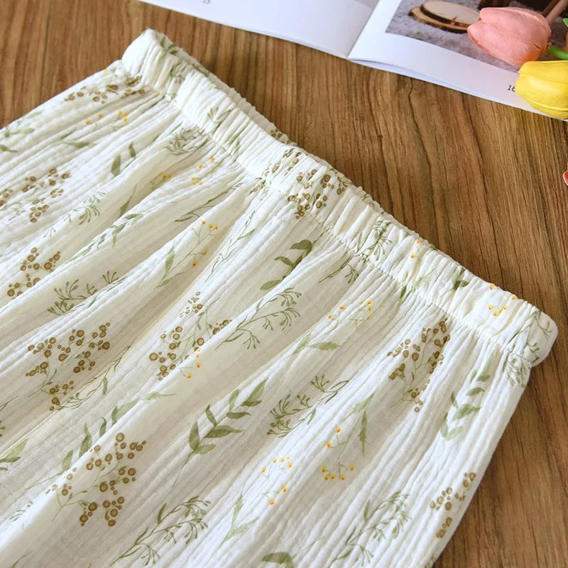 Floral Cotton Pajamas