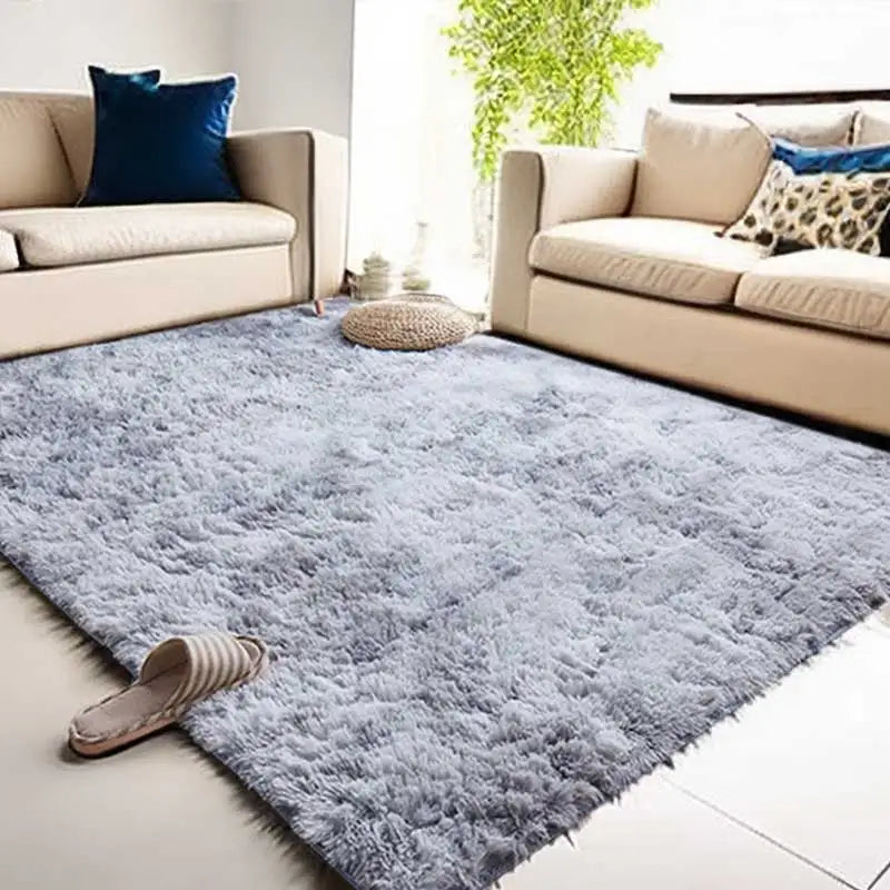 Solid Plush Area Rug – Soft & Minimalist Touch for Cozy Interiors