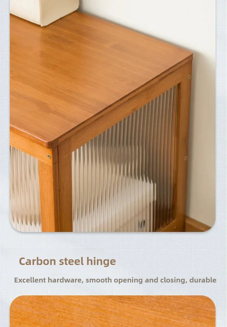 Flip-Top Wooden Storage Bench – Minimalist Entryway Organizer
