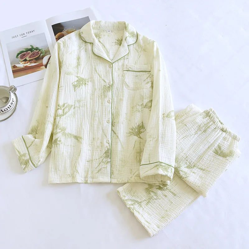 Floral Cotton Pajamas