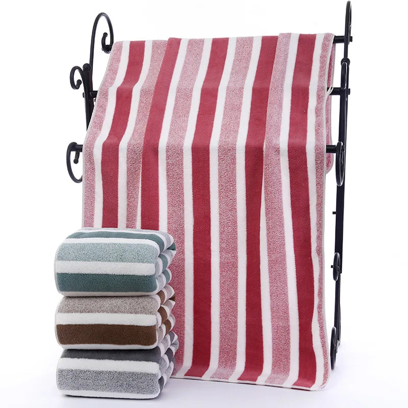 Modern Stripe Microfiber Towel