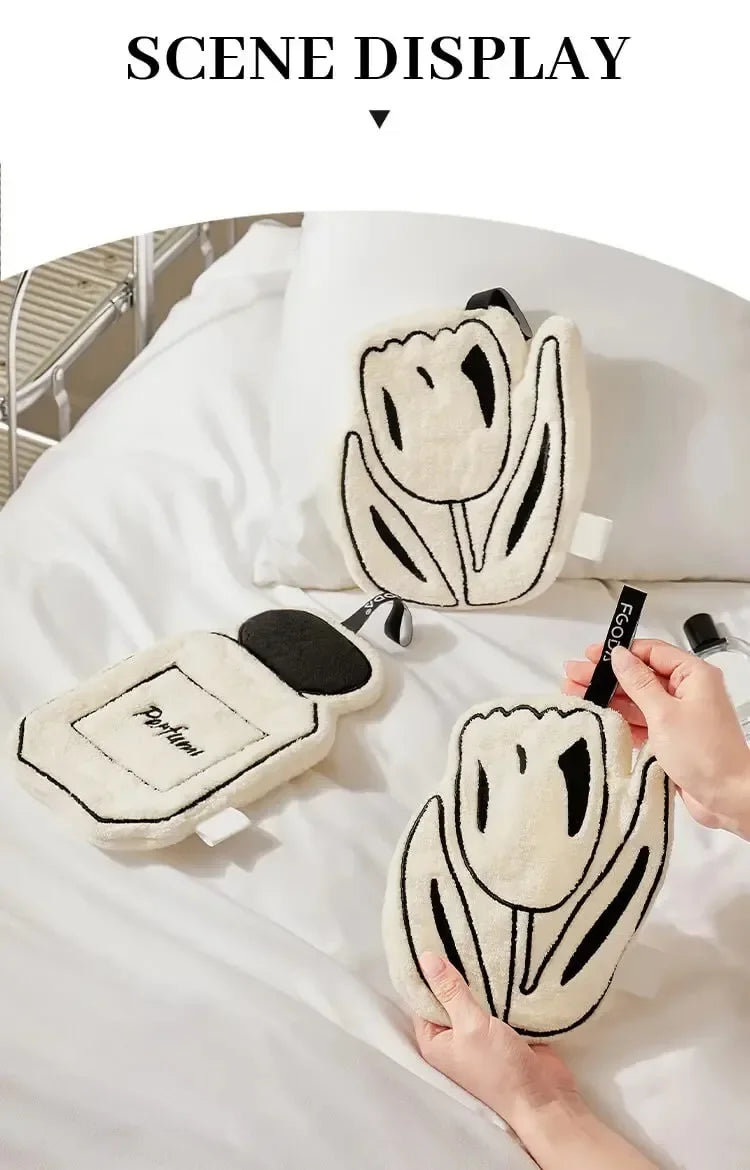 Chic Perfume & Tulip Shaped Hand Towels