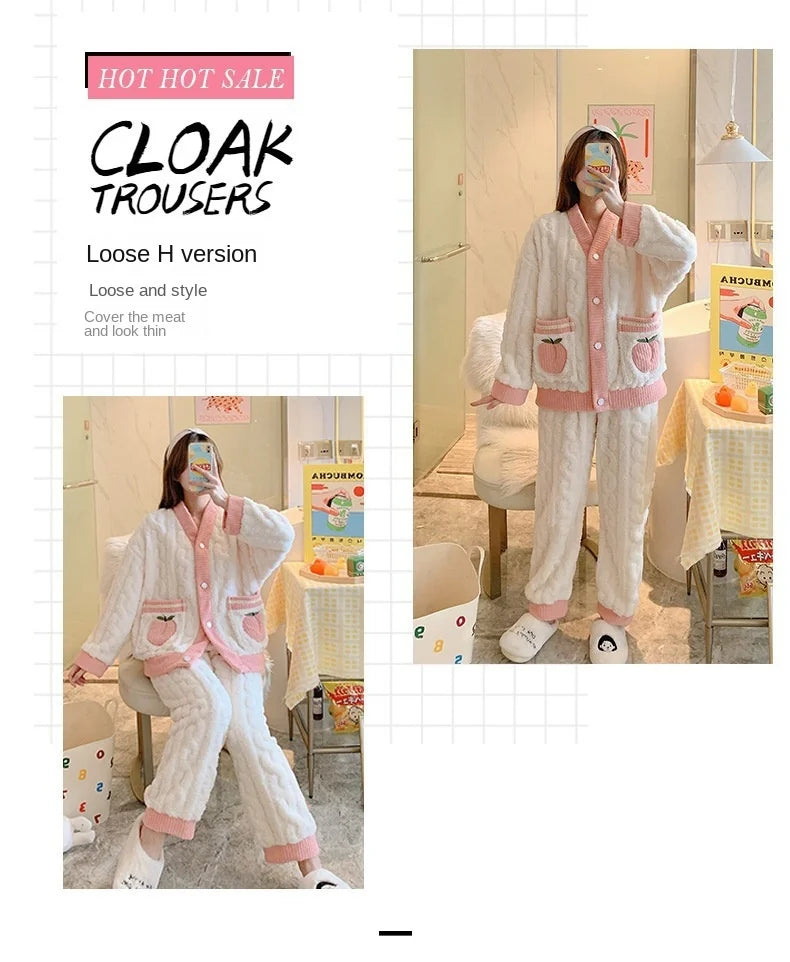 Peach Pocket Pajamas
