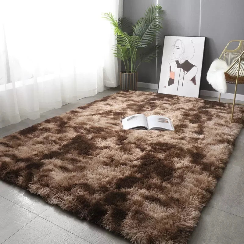 Solid Plush Area Rug – Soft & Minimalist Touch for Cozy Interiors