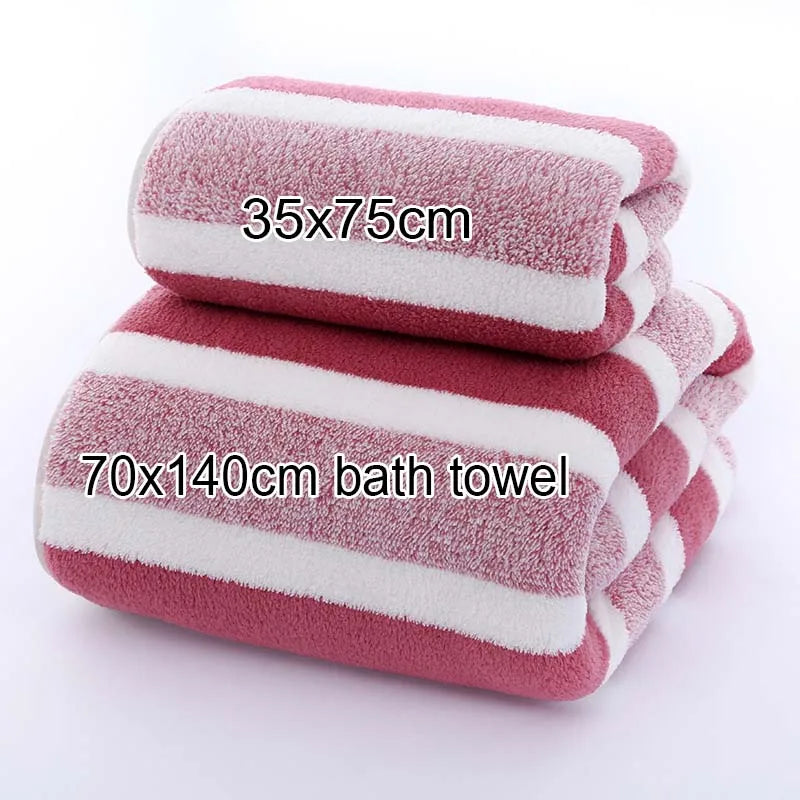 Modern Stripe Microfiber Towel