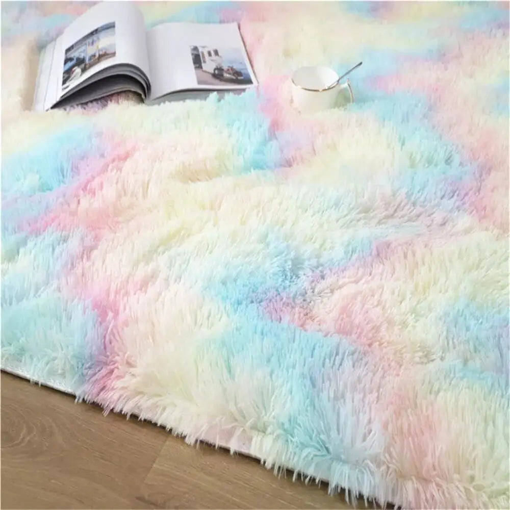 Solid Plush Area Rug – Soft & Minimalist Touch for Cozy Interiors