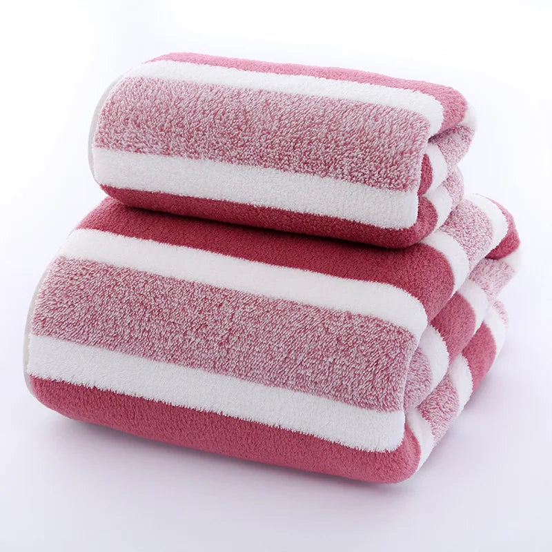 Modern Stripe Microfiber Towel
