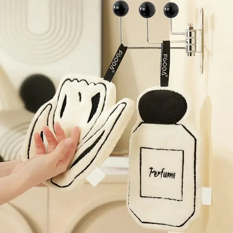 Chic Perfume & Tulip Shaped Hand Towels