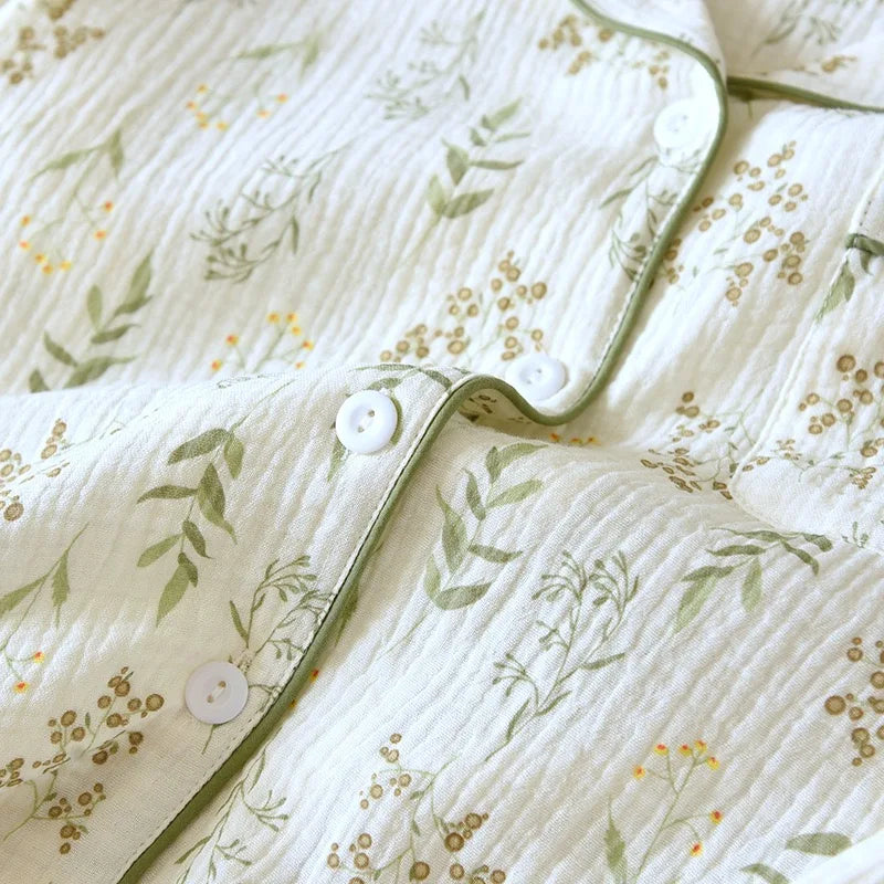 Floral Cotton Pajamas