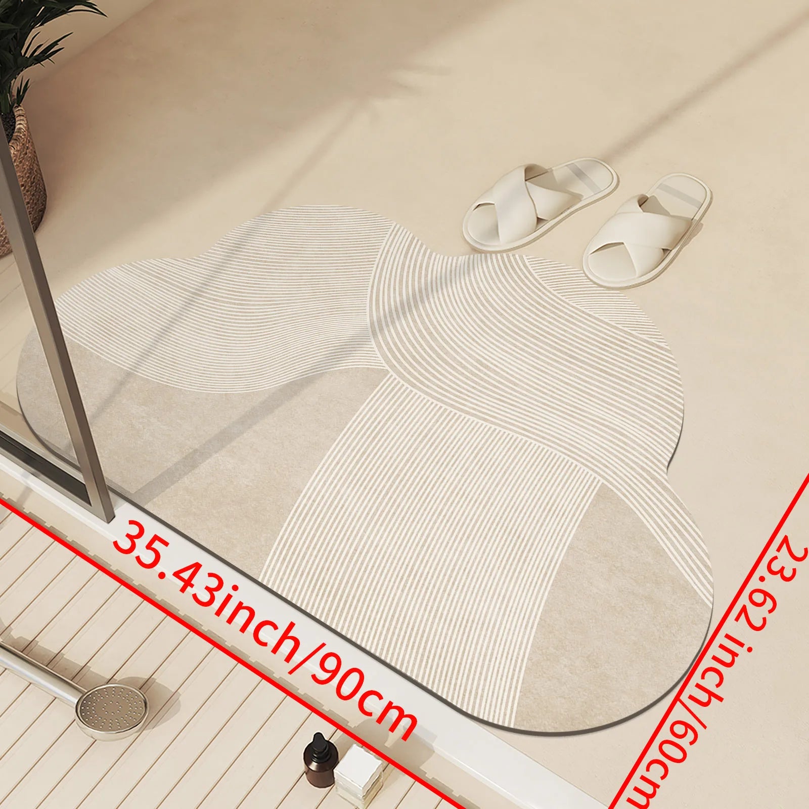 Super Absorbent Diatomite Bath Mat