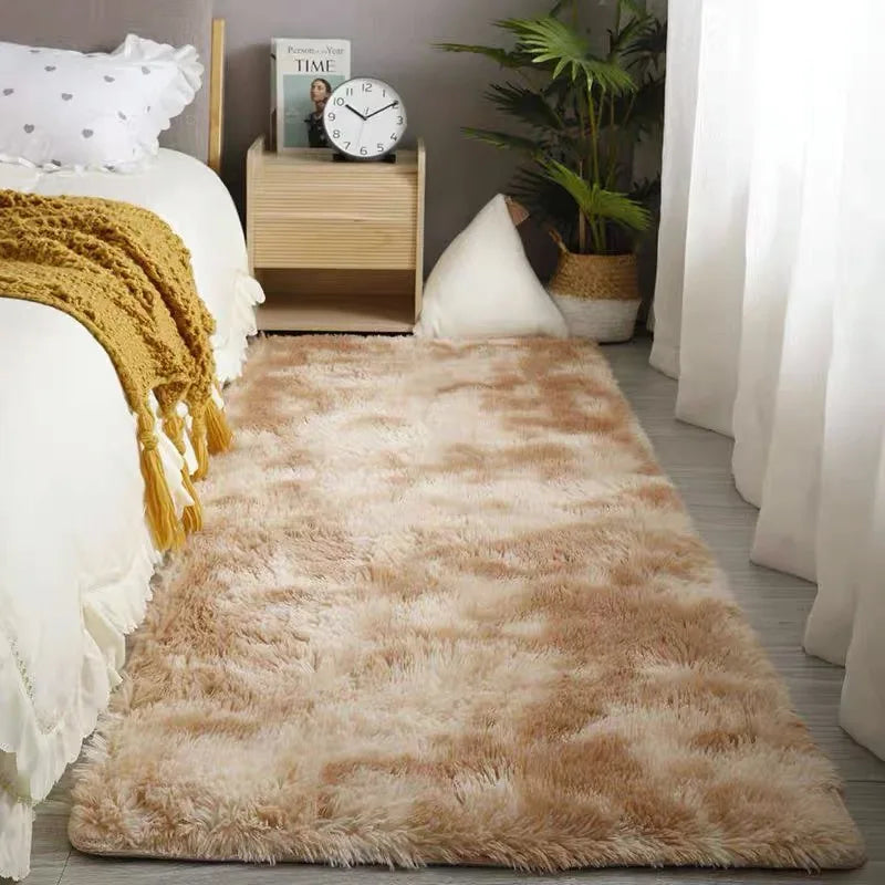 Solid Plush Area Rug – Soft & Minimalist Touch for Cozy Interiors