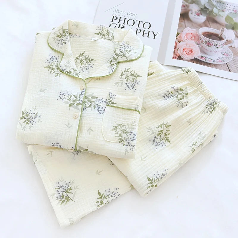 Floral Cotton Pajamas