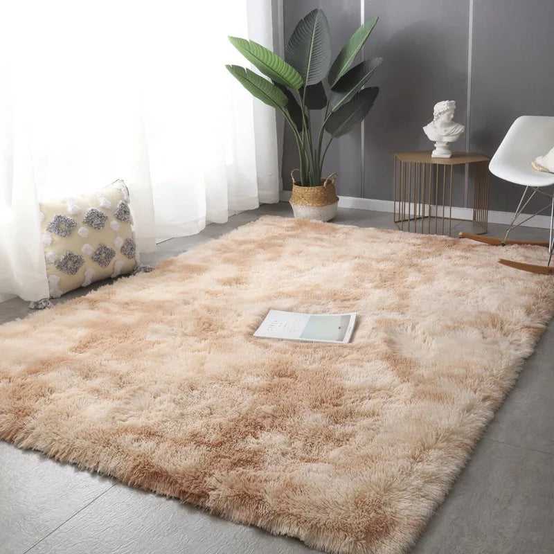 Solid Plush Area Rug – Soft & Minimalist Touch for Cozy Interiors