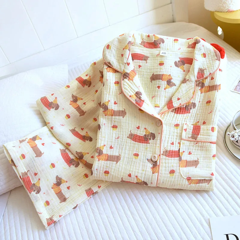 Floral Cotton Pajamas