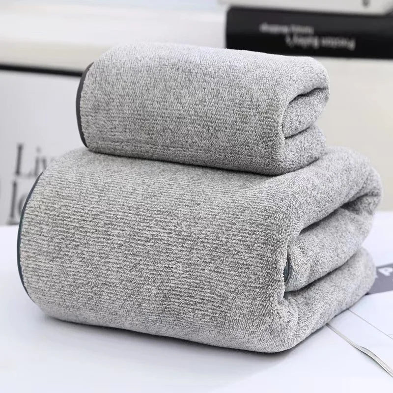 Modern Stripe Microfiber Towel Set