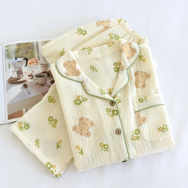 Floral Cotton Pajamas
