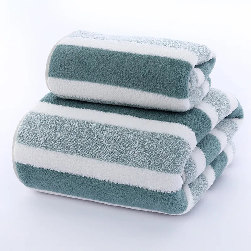 Modern Stripe Microfiber Towel