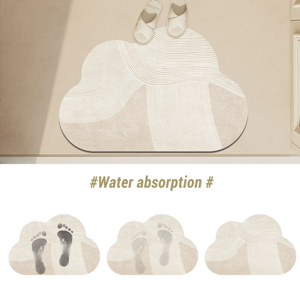 Super Absorbent Diatomite Bath Mat