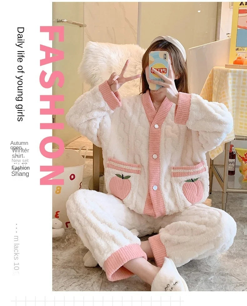 Peach Pocket Pajamas