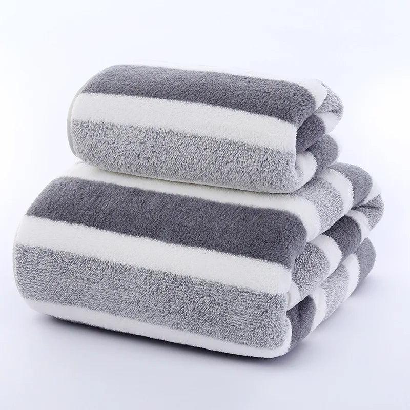 Modern Stripe Microfiber Towel