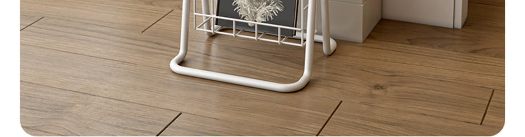 Iron Wall-Leaning Magazine Rack – Minimalist Vertical Bookshelf