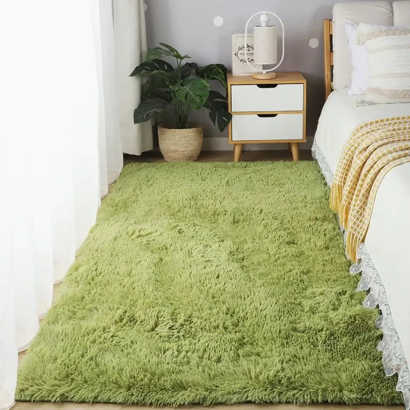Solid Plush Area Rug – Soft & Minimalist Touch for Cozy Interiors