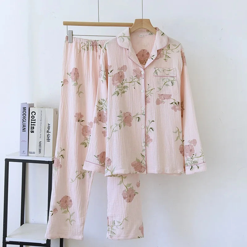 Floral Cotton Pajamas