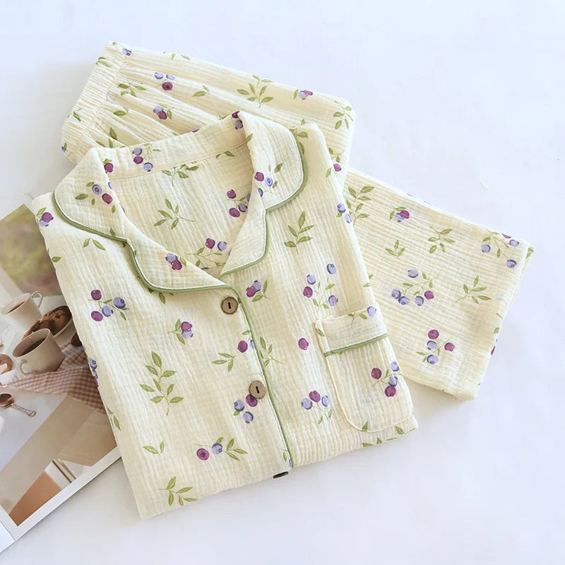 Floral Cotton Pajamas
