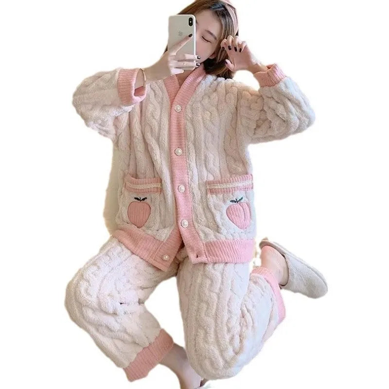 Peach Pocket Pajamas