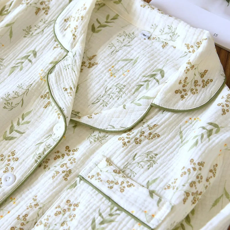 Floral Cotton Pajamas
