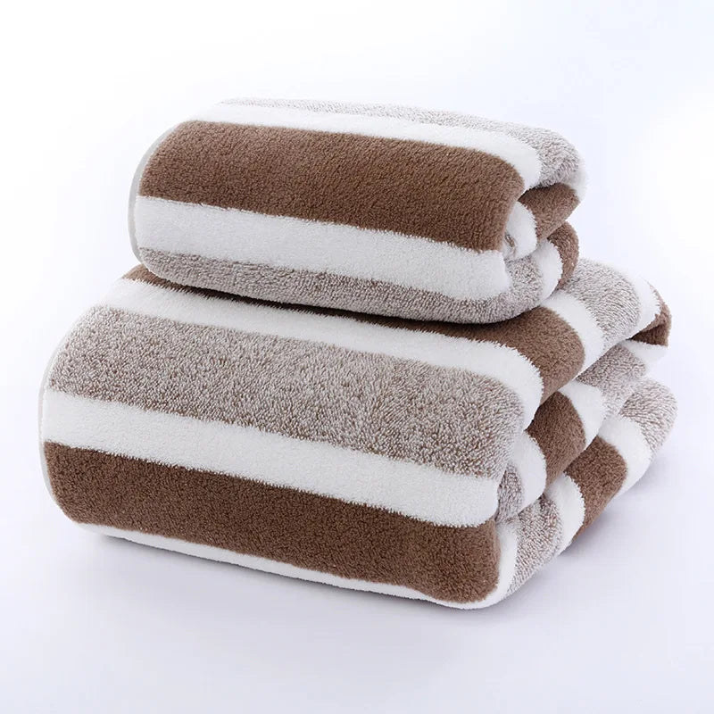Modern Stripe Microfiber Towel