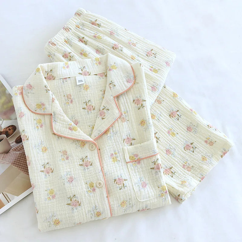 Floral Cotton Pajamas