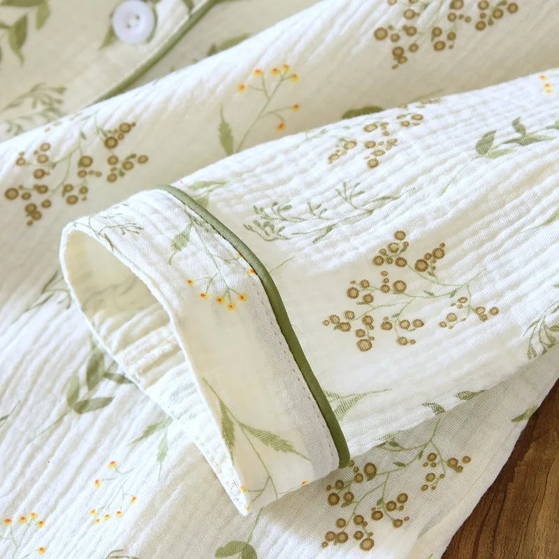 Floral Cotton Pajamas