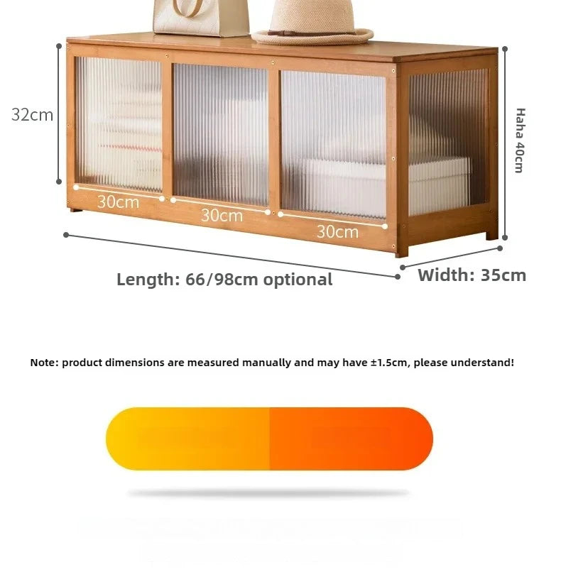 Flip-Top Wooden Storage Bench – Minimalist Entryway Organizer