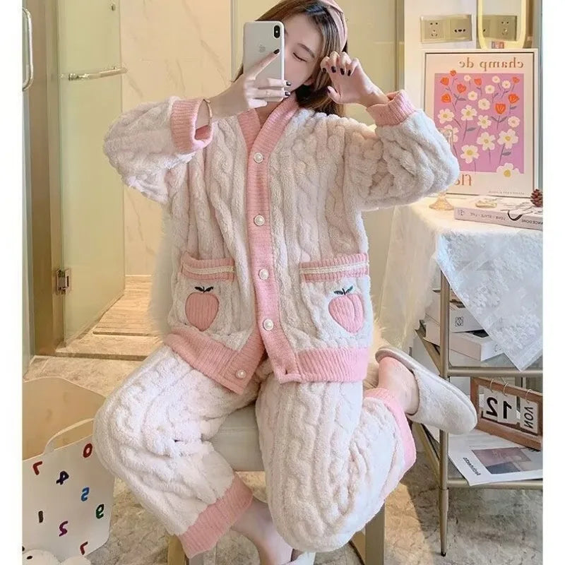 Peach Pocket Pajamas