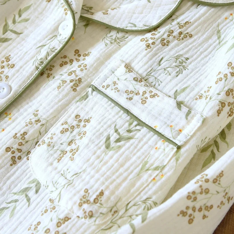 Floral Cotton Pajamas