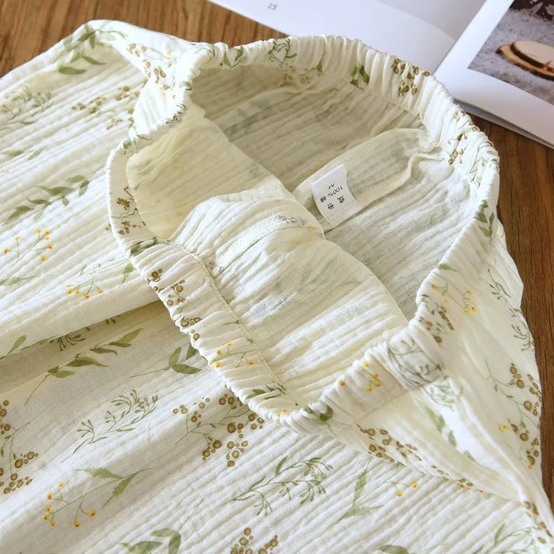 Floral Cotton Pajamas
