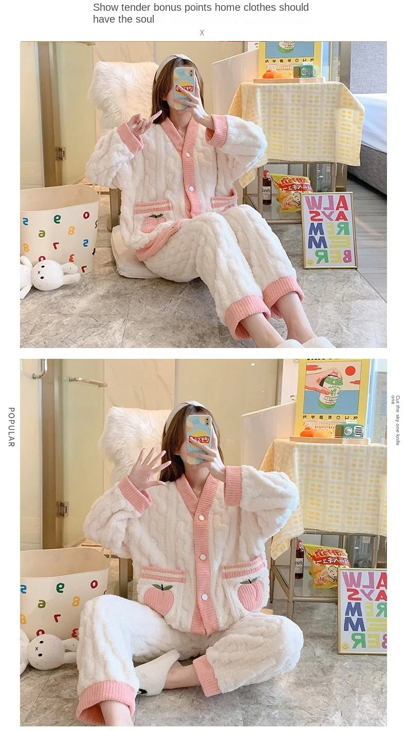 Peach Pocket Pajamas